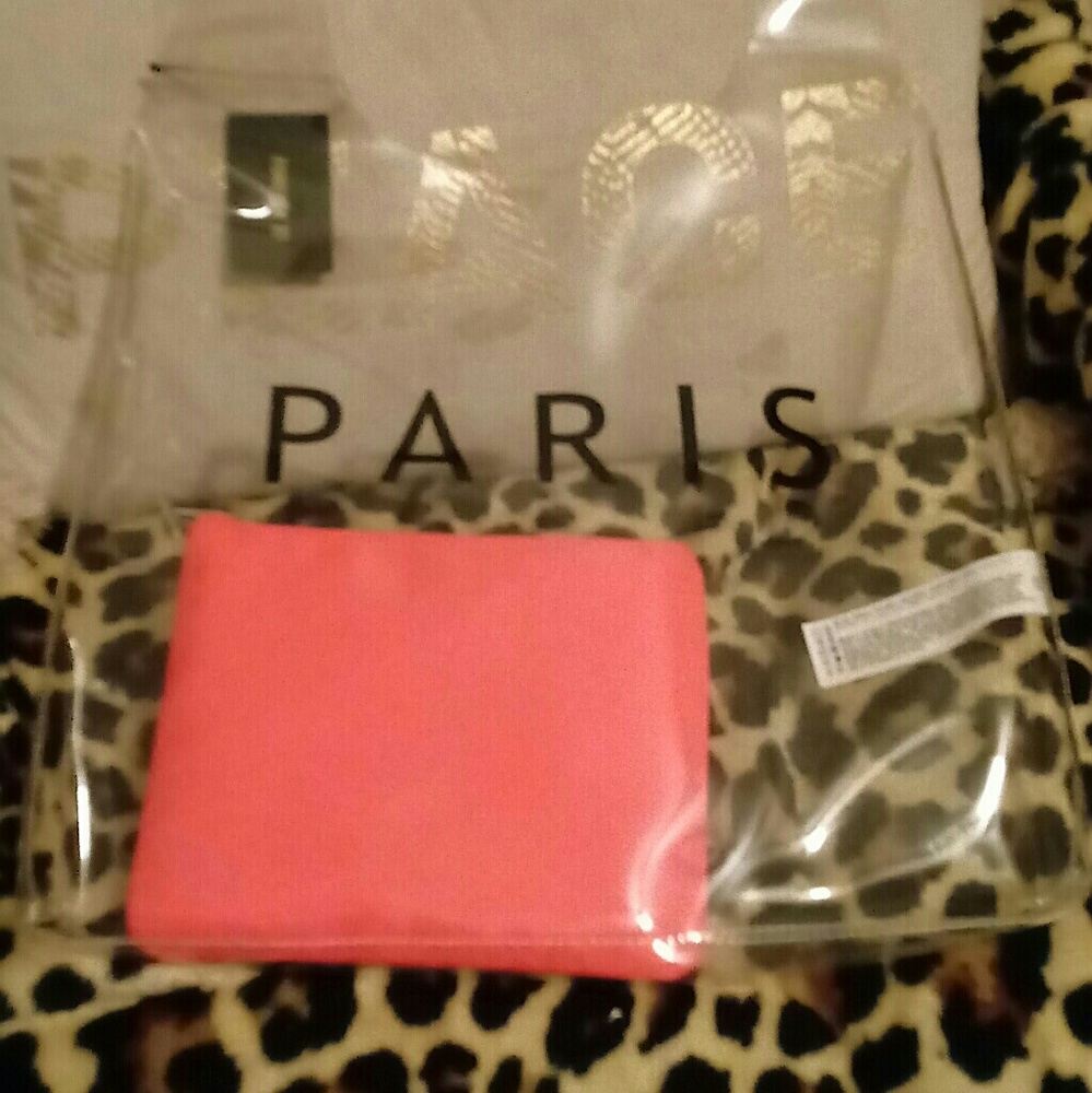 Clear tote with bag inside